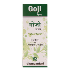 Dhanvantari Ayurvedic Goji Useful In Cough,Cold,Sore Throat & Chest Congestion Syrup Dhanvantari Ayurvedic Goji Useful In Cough,Cold,Sore Throat & Chest Congestion Syrup