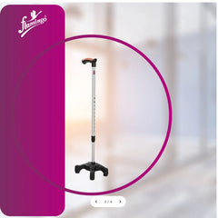 Flamingo Health Orthopedic Quadripod Walking Stick Universal Code 2090 Flamingo Health Orthopedic Quadripod Walking Stick Universal Code 2090