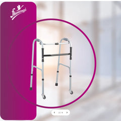 Flamingo Health Orthopaedic Walker with Castor (360° rotating wheels) Universal Code 2335 Flamingo Health Orthopaedic Walker with Castor (360° rotating wheels) Universal Code 2335