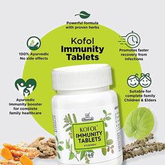 Charak Ayurvedische Kofol Immunitätstablette mit der Güte von Giloy, Haldi, Pippali, 60 Tabletten Charak Ayurvedische Kofol Immunitätstablette mit der Güte von Giloy, Haldi, Pippali, 60 Tabletten