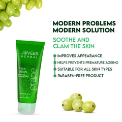 Jovees Herbal Strawberry,Tea Tree,Lemon,Neem,De Tan & Grape Face Wash Jovees Herbal Strawberry,Tea Tree,Lemon,Neem,De Tan & Grape Face Wash
