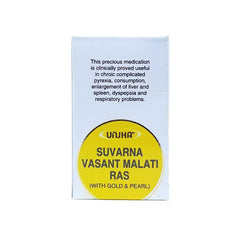 Unjha Ayurvedic Vasant Malti Ras (Swarna Yukta) Tablet Unjha Ayurvedic Vasant Malti Ras (Swarna Yukta) Tablet