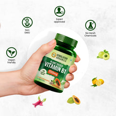 Himalayan Organics Plant Based Vitamin B1 1700mcg Vegetarian 120 Capsules Himalayan Organics Plant Based Vitamin B1 1700mcg Vegetarian 120 Capsules