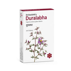 Dr Vasishth's Ayurvedic Duralabha 3 X 10 Tablets Dr Vasishth's Ayurvedic Duralabha 3 X 10 Tablets