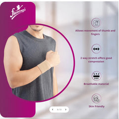 Flamingo Health Orthopaedic Tubular Wrist Support Code 2084 Flamingo Health Orthopaedic Tubular Wrist Support Code 2084