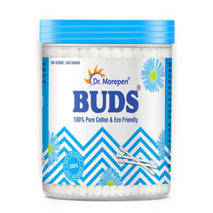Dr Morepen Buds 100% Pure Cotton & Eco Friendly Earbuds 100 Cotton Buds Dr Morepen Buds 100% Pure Cotton & Eco Friendly Earbuds 100 Cotton Buds
