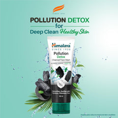 Himalaya Pollution Detox Charcoal Face Wash Himalaya Pollution Detox Charcoal Face Wash