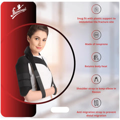 Flamingo Health Orthopaedic Humerus Brace Neoprene Code 2449 Flamingo Health Orthopaedic Humerus Brace Neoprene Code 2449