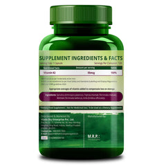 Himalayan Organics Plant Based Vitamin K2 55mcg Vegetarian 120 Capsules Himalayan Organics Plant Based Vitamin K2 55mcg Vegetarian 120 Capsules