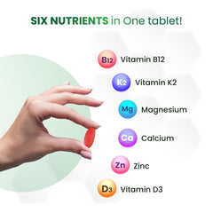 Himalayan Organics Calcium Magnesium Zinc Vitamin D3 and B12 Vegetarian 120 Tablets Himalayan Organics Calcium Magnesium Zinc Vitamin D3 and B12 Vegetarian 120 Tablets