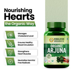 Himalayan Organics Arjuna Vegetarian 120 Tablets Himalayan Organics Arjuna Vegetarian 120 Tablets