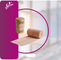 Flamingo Health Orthopaedic Flamiband (Elastic Crepe Bandage) 4Mtr Streched Length Flamingo Health Orthopaedic Flamiband (Elastic Crepe Bandage) 4Mtr Streched Length