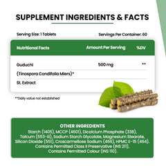Himalayan Organics Giloy Extract 500mg Vegetarian 120 Tablets Himalayan Organics Giloy Extract 500mg Vegetarian 120 Tablets