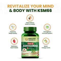 Himalayan Organics Ashwagandha 1000mg Vegetarian Capsules Himalayan Organics Ashwagandha 1000mg Vegetarian Capsules