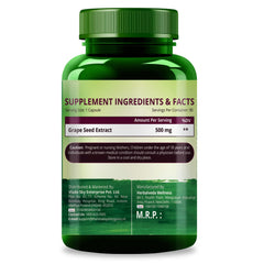 Himalayan Organics Grape Seed Extract 500mg Vegetarian 90 Capsules Himalayan Organics Grape Seed Extract 500mg Vegetarian 90 Capsules