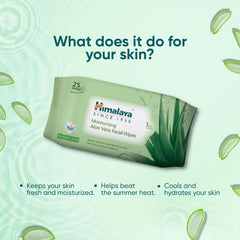 Himalaya Moisturizing Aloe Vera Facial Wipes Himalaya Moisturizing Aloe Vera Facial Wipes