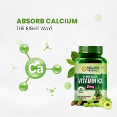 Himalayan Organics Plant Based Vitamin K2 55mcg Vegetarian 120 Capsules Himalayan Organics Plant Based Vitamin K2 55mcg Vegetarian 120 Capsules