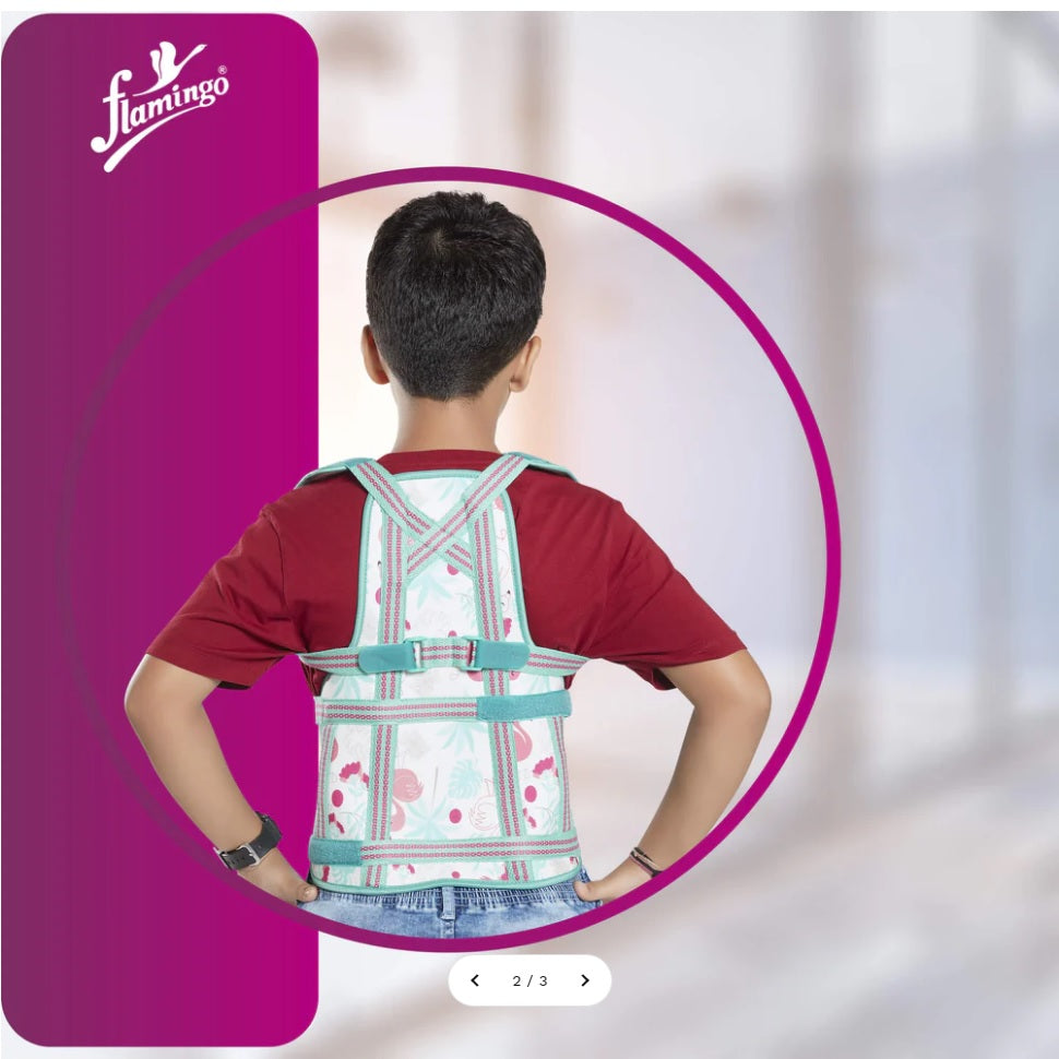 Flamingo Health Orthopaedic Pediatric Dorsolumbar Spinal Brace Code 2210