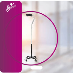 Flamingo Health Orthopaedic Classic Quadripod (Horizontal Handle) Universal Code 2299 Flamingo Health Orthopaedic Classic Quadripod (Horizontal Handle) Universal Code 2299