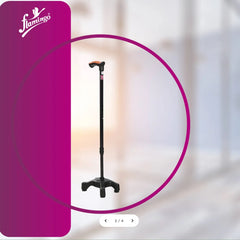 Flamingo Health Orthopedic Quadripod Walking Stick Universal Code 2090 Flamingo Health Orthopedic Quadripod Walking Stick Universal Code 2090