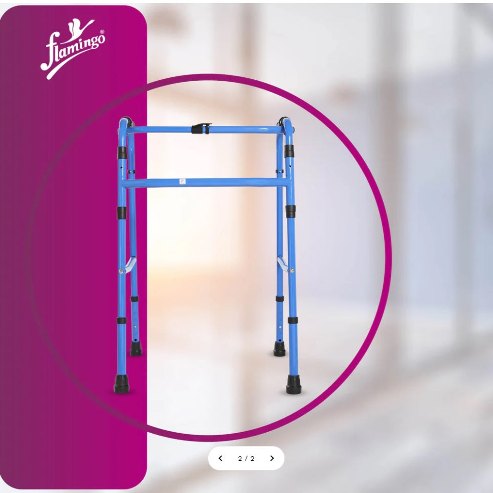 Flamingo Health Orthopaedic Reciprocal Steel Walker Universal Code 2402