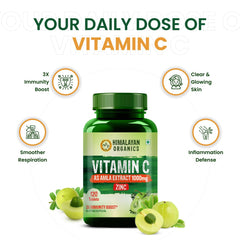 Himalayan Organics Vitamin C 1000mg Vegetarian 120 Tablets Himalayan Organics Vitamin C 1000mg Vegetarian 120 Tablets