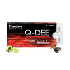 Himalaya Herbal Q DEE Acidity 8 Tablets Himalaya Herbal Q DEE Acidity 8 Tablets