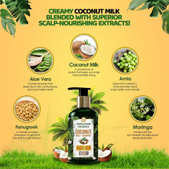 Himalayan Organics Coconut Milk Shampoo 300ml Himalayan Organics Coconut Milk Shampoo 300ml