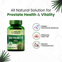 Himalayan Organics Saw Palmetto 800mg Vegetarian 60 Capsules Himalayan Organics Saw Palmetto 800mg Vegetarian 60 Capsules