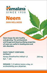 Himalaya Pure Herbs Neem Skin Wellness 60 Tablets Himalaya Pure Herbs Neem Skin Wellness 60 Tablets