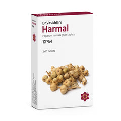 Dr Vasishth's Ayurvedic Harmal 3 X 10 Tablets Dr Vasishth's Ayurvedic Harmal 3 X 10 Tablets