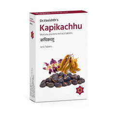 Dr Vasishth's Ayurvedic Kapikachhu 3 X 10 Tablets Dr Vasishth's Ayurvedic Kapikachhu 3 X 10 Tablets