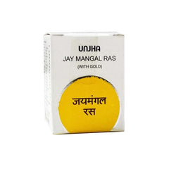 Unjha Ayurvedic Jay Mangal Ras With Gold Tablet Unjha Ayurvedic Jay Mangal Ras With Gold Tablet