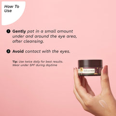 Pilgrim Cosmetics Red Vine Under Eye Cream with Retinol & Vitamin C 30gm Pilgrim Cosmetics Red Vine Under Eye Cream with Retinol & Vitamin C 30gm