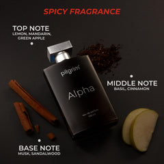Pilgrim Cosmetics Alpha Eau De Parfum Men 100ml Pilgrim Cosmetics Alpha Eau De Parfum Men 100ml