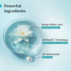 Pilgrim Cosmetics Korean White Lotus Tinted Sunscreen SPF 50+ PA++++ 50ml Pilgrim Cosmetics Korean White Lotus Tinted Sunscreen SPF 50+ PA++++ 50ml