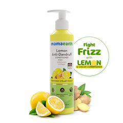 Mamaearth Lemon Anti-Dandruff Conditioner with Lemon & Ginger for Soft & Smooth Hair 250ml Mamaearth Lemon Anti-Dandruff Conditioner with Lemon & Ginger for Soft & Smooth Hair 250ml