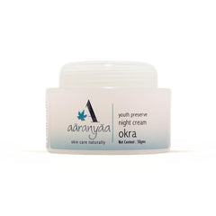 Aaranyaa Youth preserve Night Cream Okra 50g Aaranyaa Youth preserve Night Cream Okra 50g