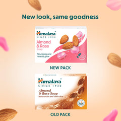 Himalaya Herbal Almond & Rose Skin Soap Himalaya Herbal Almond & Rose Skin Soap