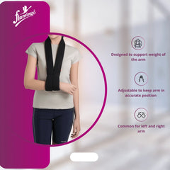 Flamingo Health Orthopaedic Cuff and Collar Sling Universal Code 2128 Flamingo Health Orthopaedic Cuff and Collar Sling Universal Code 2128