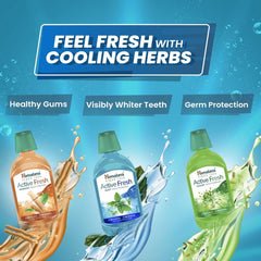 Himalaya Active Fresh Mint Mouthwash 215ml Himalaya Active Fresh Mint Mouthwash 215ml