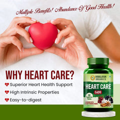 Himalayan Organics Heart Care CoQ10 Vegetarian 60 Tablets Himalayan Organics Heart Care CoQ10 Vegetarian 60 Tablets