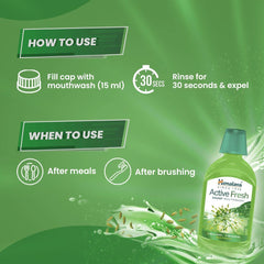 Himalaya Active Fresh Saunf Mouthwash 215ml Himalaya Active Fresh Saunf Mouthwash 215ml
