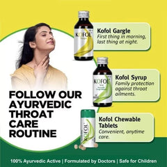 Charak Ayurvedischer Kofol Gurgelsirup gegen Husten, Erkältung und Halsschmerzen, 100 ml Charak Ayurvedischer Kofol Gurgelsirup gegen Husten, Erkältung und Halsschmerzen, 100 ml