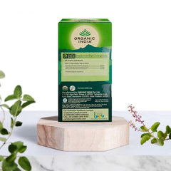 Organic India Tulsi Original Green Tea 25 Teabag,50 Teabag & 100g Tin Organic India Tulsi Original Green Tea 25 Teabag,50 Teabag & 100g Tin