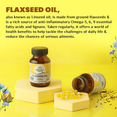 Organic India Organic Flaxseed Oil Capsules Organic India Organic Flaxseed Oil Capsules