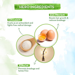 Mamaearth Eggplex Conditioner with Egg Protein & Collagen for Strength & Shine 250ml Mamaearth Eggplex Conditioner with Egg Protein & Collagen for Strength & Shine 250ml