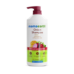 Mamaearth Onion Shampoo with Onion and Plant Keratin for Hair Fall Control Mamaearth Onion Shampoo with Onion and Plant Keratin for Hair Fall Control