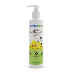 Mamaearth Lemon Anti-Dandruff Shampoo with Lemon & Ginger for up to 100% Dandruff & Itch-free Scalp Mamaearth Lemon Anti-Dandruff Shampoo with Lemon & Ginger for up to 100% Dandruff & Itch-free Scalp