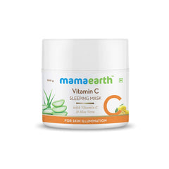 Mamaearth Vitamin C Sleeping Mask with Aloe Vera 100g Mamaearth Vitamin C Sleeping Mask with Aloe Vera 100g